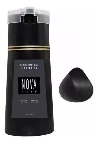Para Shampoo Nova Hair Dye, Instant Black - La Tiendita de la Jose